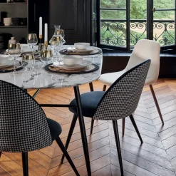 Stół Roxas marmur/czarny