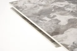 Stół rozkładany Abigray biały/czarny 92/160-240cm