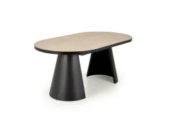 Stół rozkładany Ardel naturalny/czarny 100/180-240cm