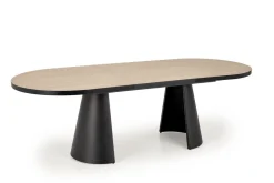 Stół rozkładany Ardel naturalny/czarny 100/180-240cm