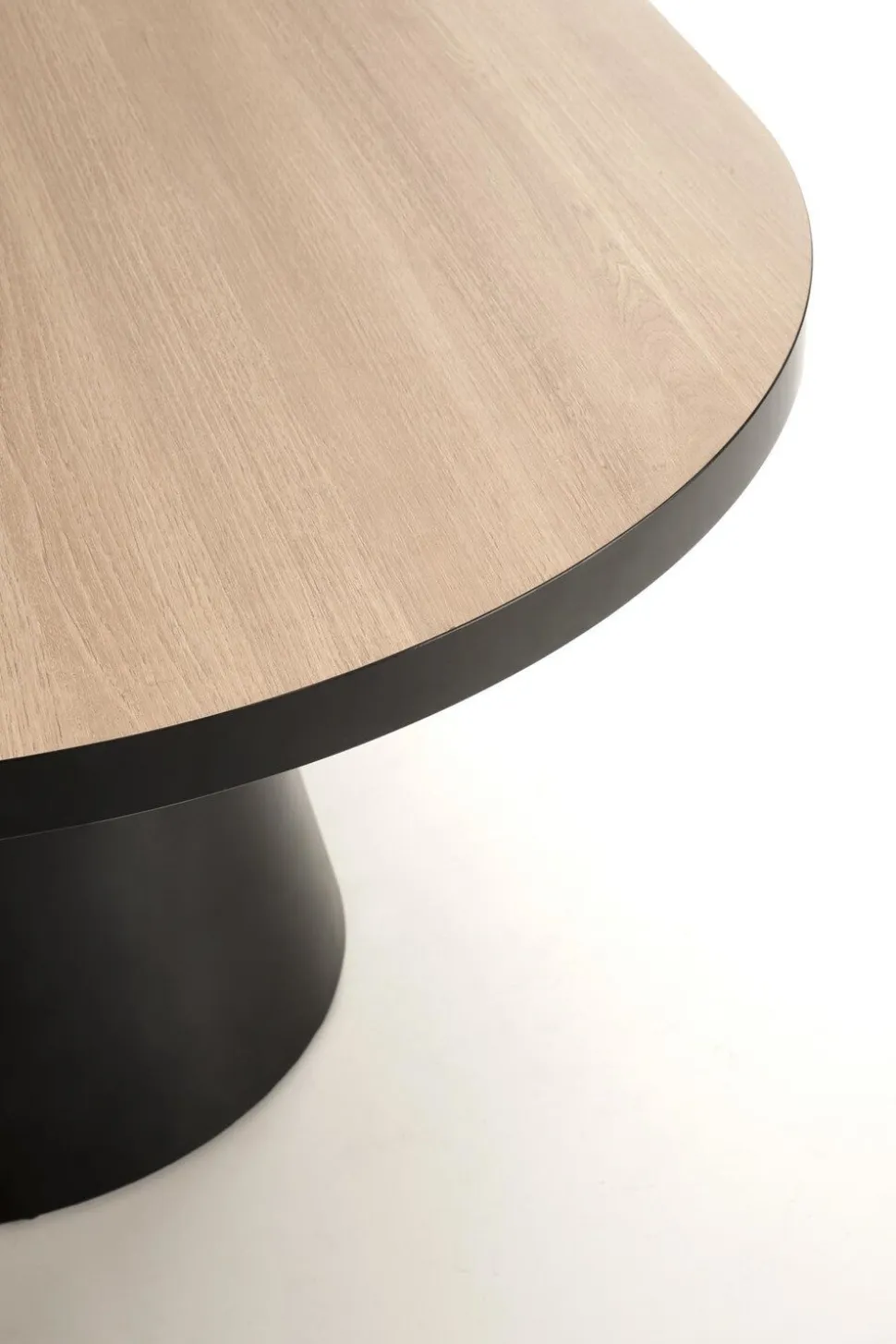 Stół rozkładany Ardel naturalny/czarny 100/180-240cm