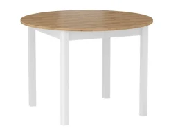 Stół rozkładany Calvia 102cm dąb złoty/