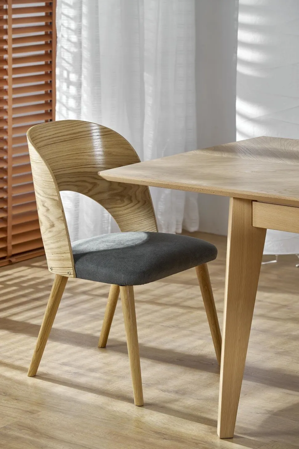 Stół rozkładany Manavi dąb naturalny 90/160-240cm