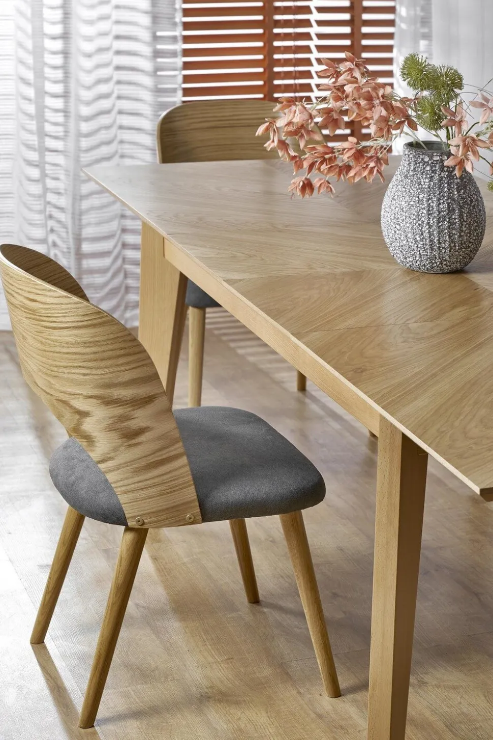 Stół rozkładany Manavi dąb naturalny 90/160-240cm