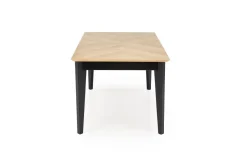 Stół rozkładany Manavi naturalny/ czarny