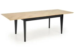 Stół rozkładany Manavi naturalny/ czarny