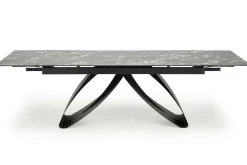 Stół rozkładany Margareth czarny 90/180-260cm