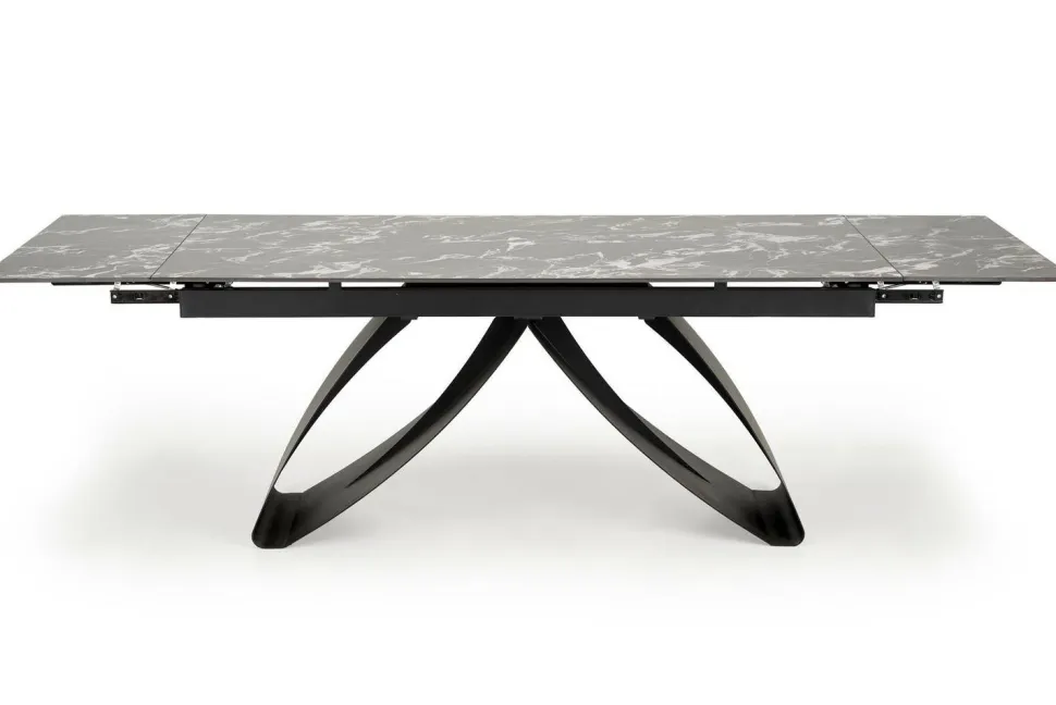 Stół rozkładany Margareth czarny 90/180-260cm