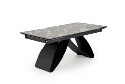 Stół rozkładany Margareth czarny 90/180-260cm