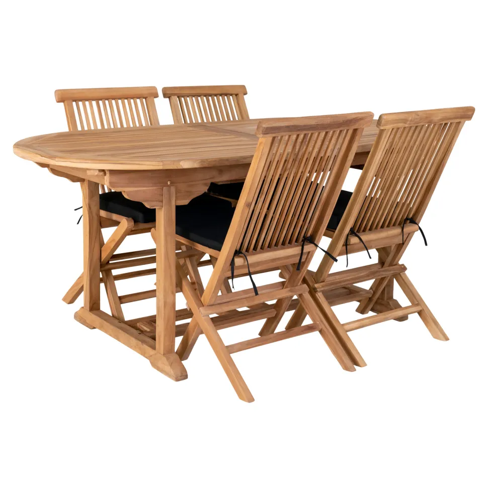 Stół rozkładany Salamanca 90/180-240cm tekowy