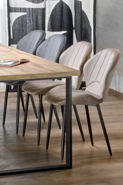 Stół rozkładany Vernon dąb wotan/czarny 90/160-310cm