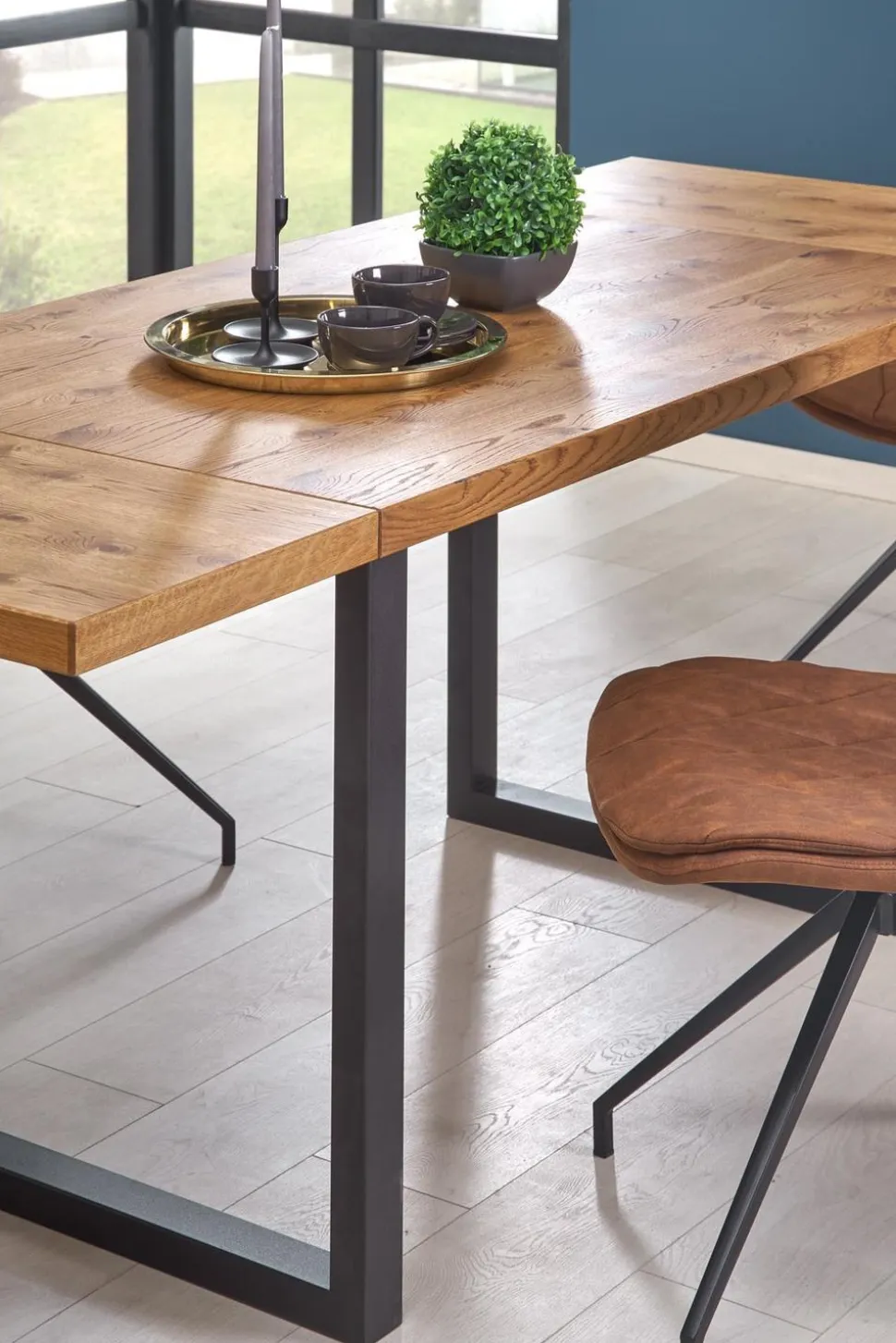 Stół Sarus naturalny/ czarny