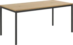 Stół Seaford 160x80 naturalny/czarny loftowy