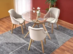 Stół Sharone transparentny/naturalny