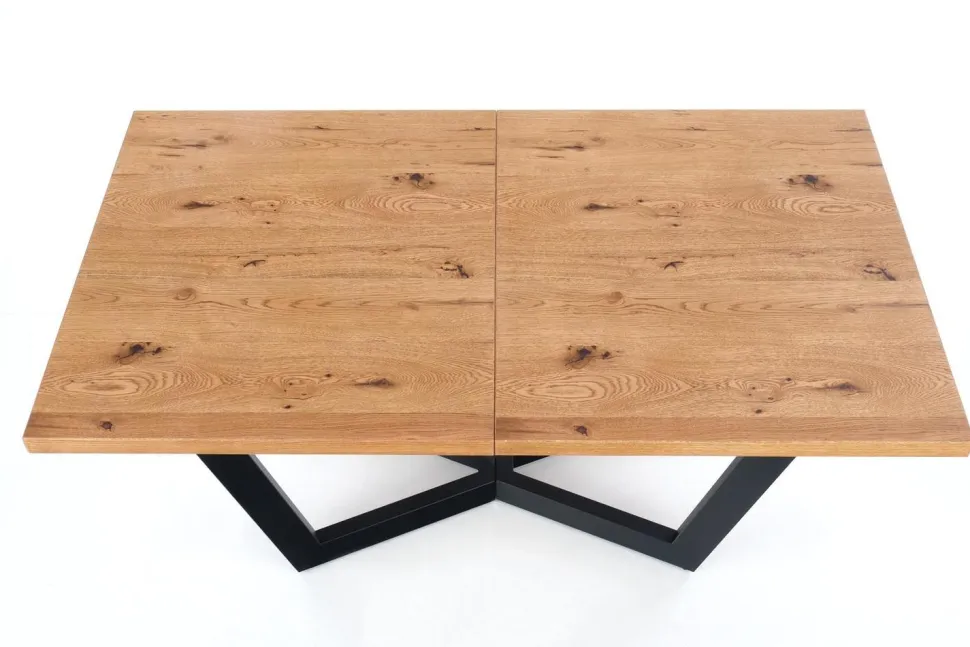 Stół Silva jasny dąb/czarny