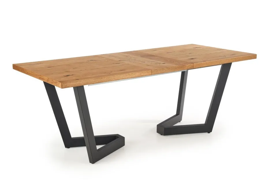 Stół Silva jasny dąb/czarny
