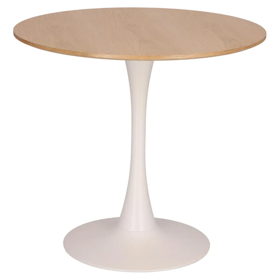 Stół Simplet Skinny dąb/ biały 80 cm