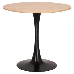 Stół Simplet Skinny dąb/ czarny 80 cm