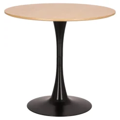 Stół Simplet Skinny dąb/ czarny 80 cm