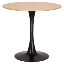 Stół Simplet Skinny dąb/ czarny 80 cm