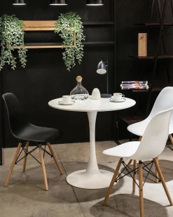 Stół Simplet Skinny White 80cm okrągły