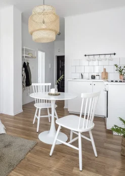 Stół Simplet Skinny White 60cm okrągły