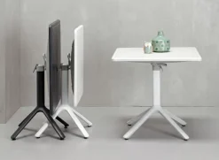 Stół składany Eco z wzorem antracytowy 80 cm