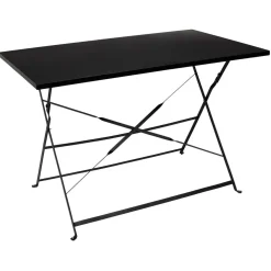 Stół składany Palermo czarny 70x110 cm