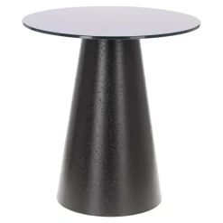 Stół Soleilo okrągły 60cm czarny