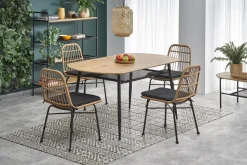 Stół Sonic dąb złoty / czarny