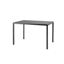 Stół Summer 120x80 cm antracytowy