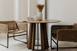 Stół TAVLE dąb naturalny śr. 120 cm