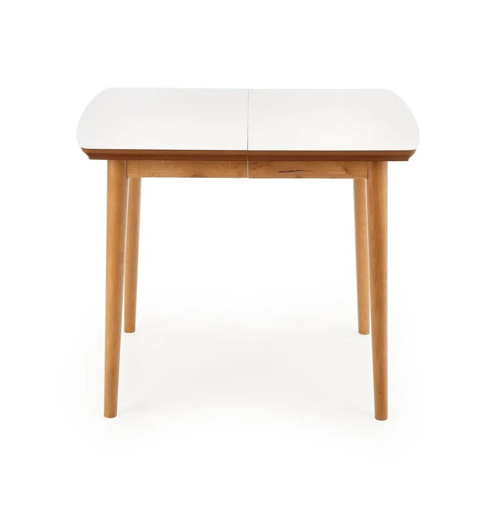 Stół Terra rozkładany biały mat/dąb