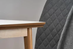 Stół Terra rozkładany biały mat/dąb