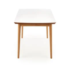 Stół Terra rozkładany biały mat/dąb