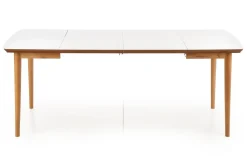 Stół Terra rozkładany biały mat/dąb