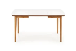 Stół Terra rozkładany biały mat/dąb