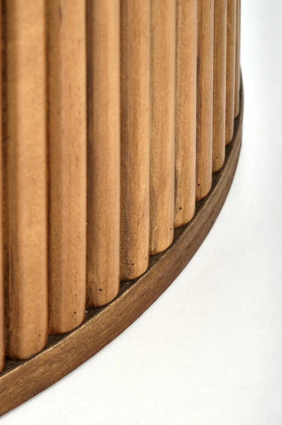 Stół Uno okrągły, biały marmur