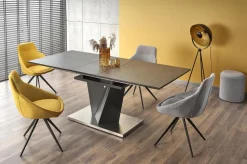 Stół Valdor rozkładany, szary ciemny