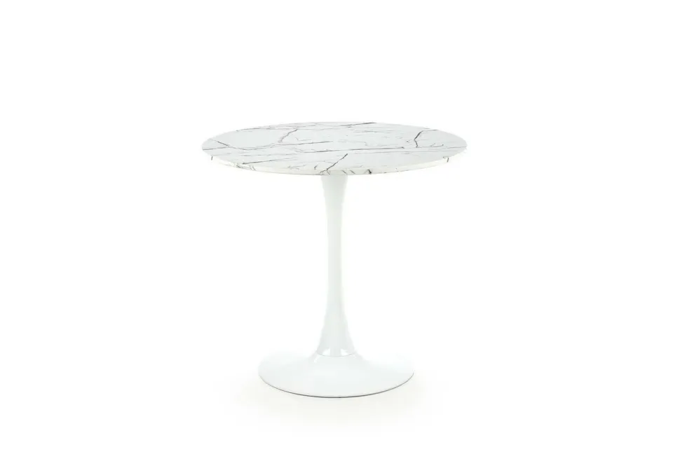 Stół Verden, biały marmur/biały