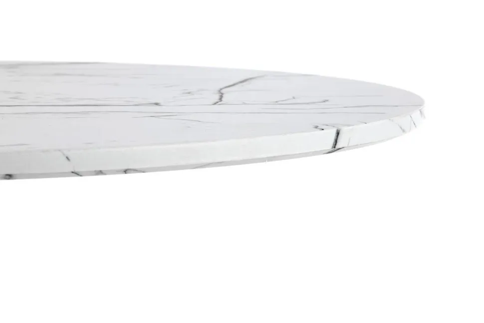 Stół Verden, biały marmur/biały