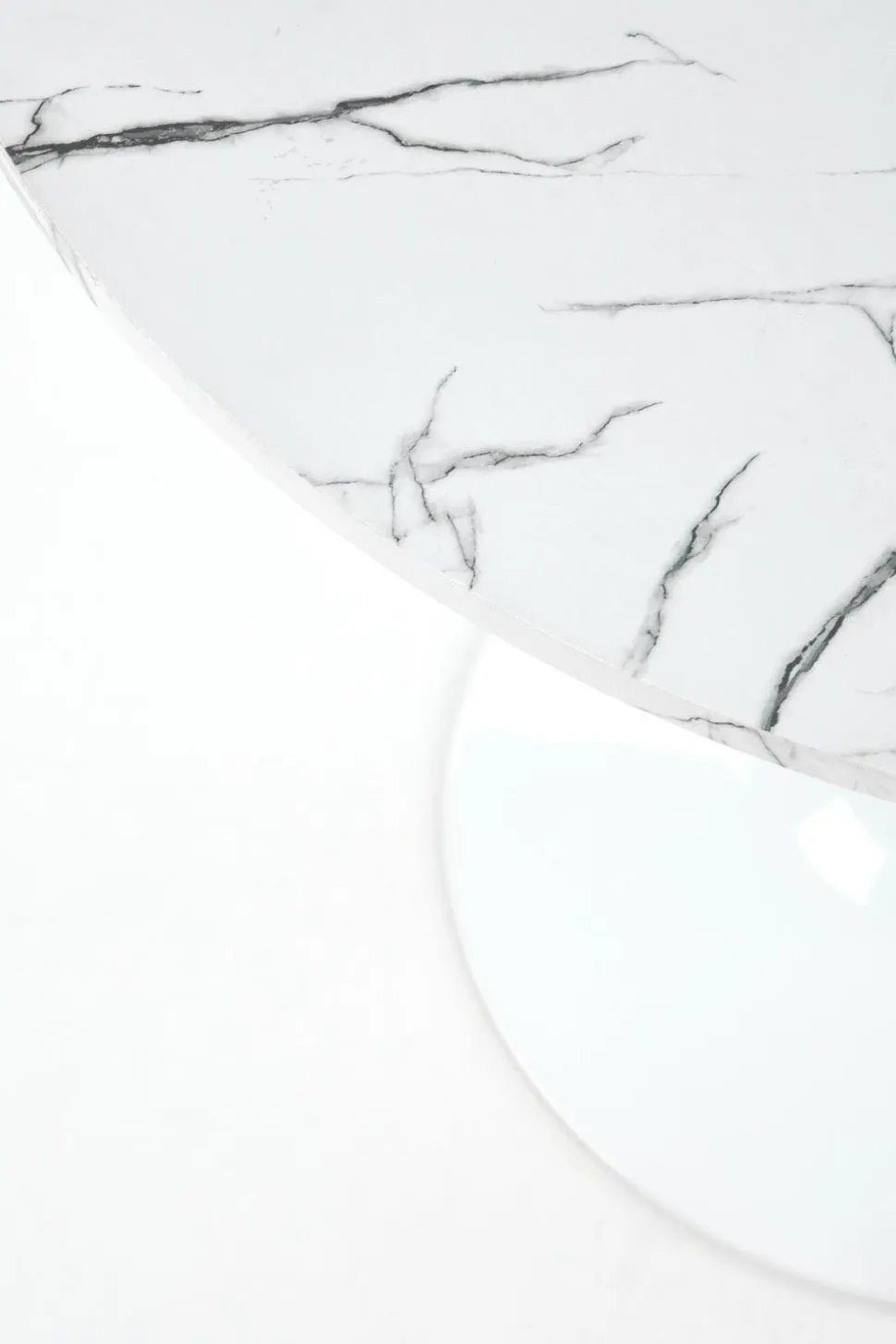 Stół Verden, biały marmur/biały