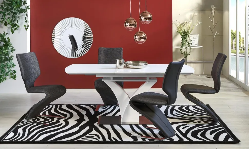 Stół Vezyr rozkładany biały mat