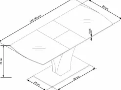 Stół Vezyr rozkładany biały mat