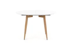 Stół Wader rozkładany biały / dąb san