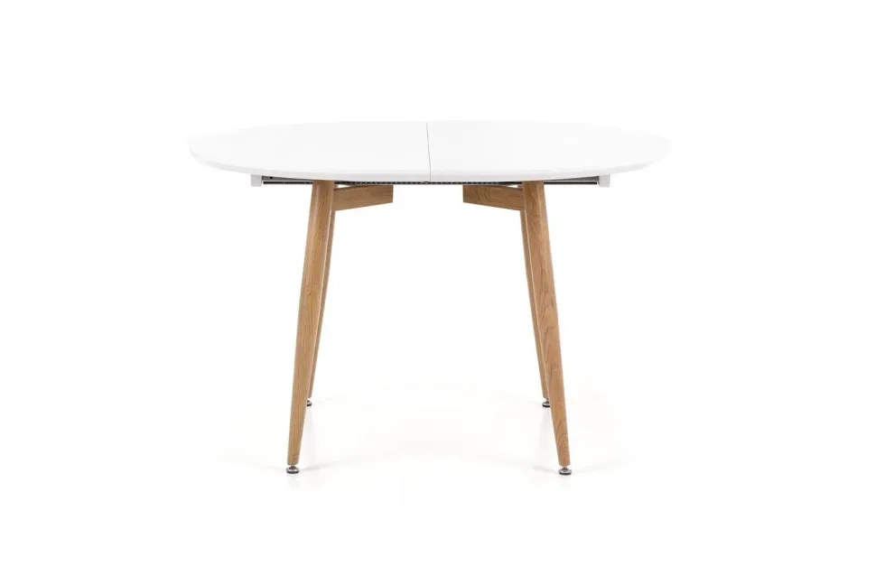 Stół Wader rozkładany biały / dąb san