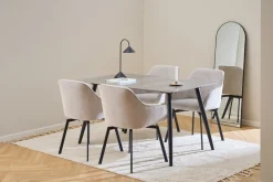 Stół Wicklow 140x80cm polerowana  ceramika Batis