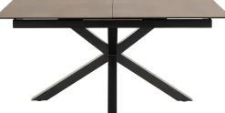 Stoł Heaven 168/210x90cm brązowy/czarny