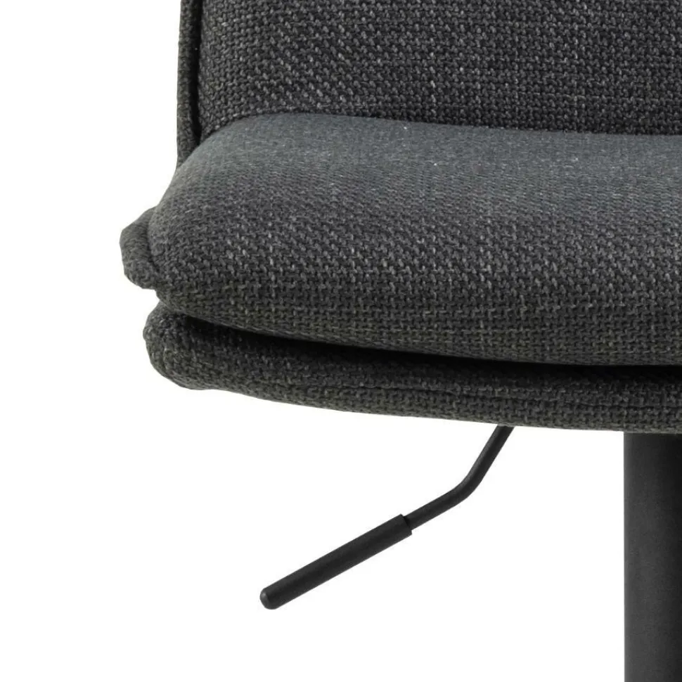 Stołek barowy Flynn szary ciemny