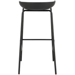 Stołek barowy Grego czarny nowoczesny 75cm